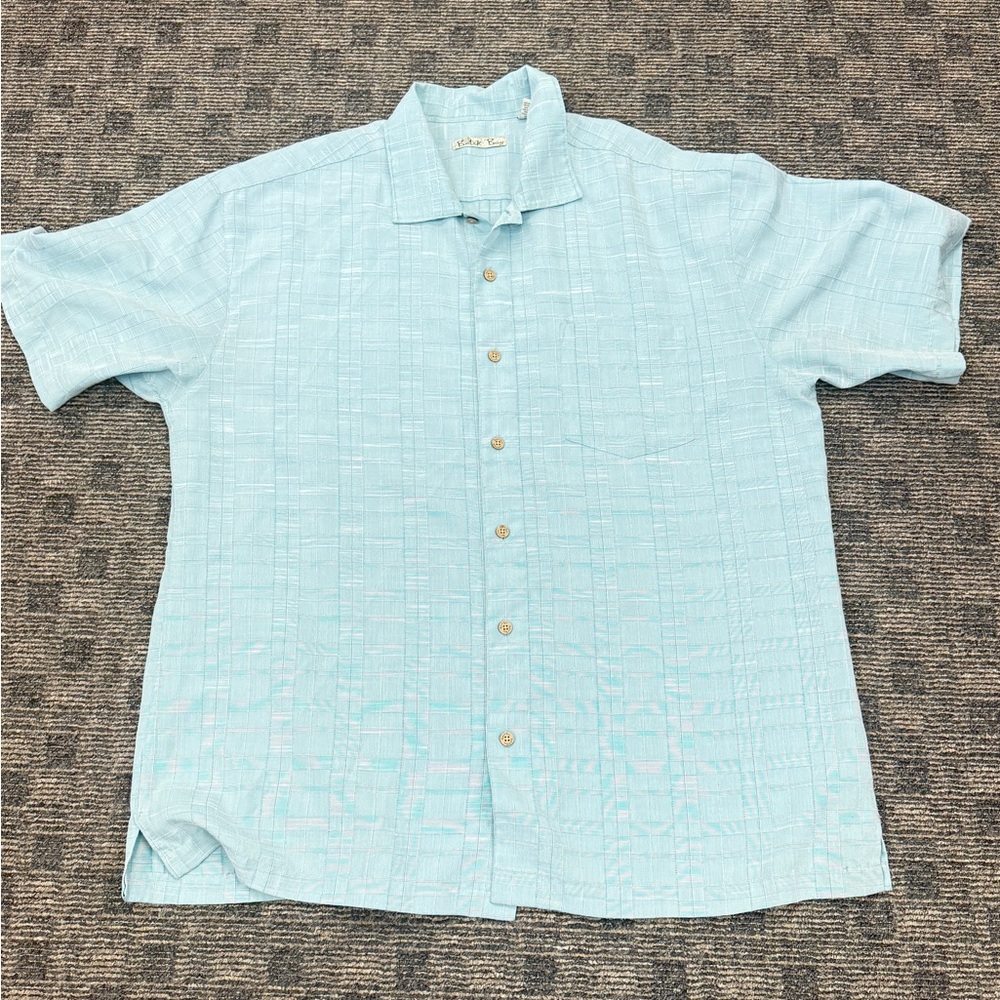 Batik‎ Bay Light Blue/Te Casual Button Down Shirt